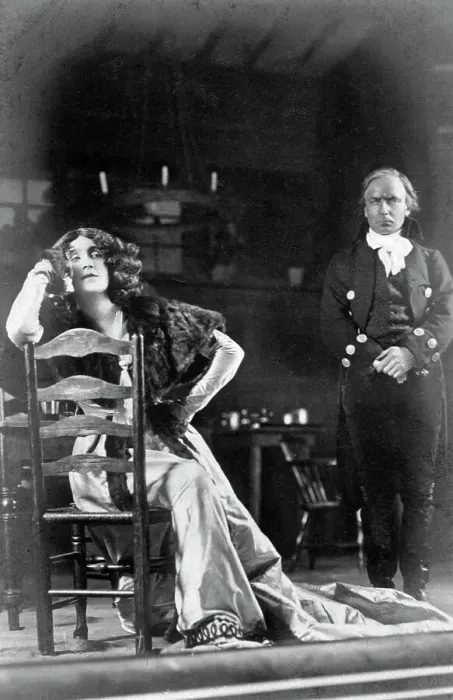 Framed Print : Julia Neilson and Horace Hodges in The Scarlet Pimpernel, c1905. Artist: Ellis & Walery Framed Print : Julia Neilson and Horace Hodges in The Scarlet Pimpernel, c1905. Artist: Ellis & Walery
