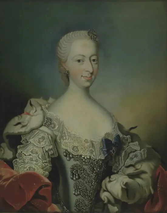 Framed Print : Juliane Marie, Frederik V's second queen, 1721-1769. Creator: Peter Wichmann Framed Print : Juliane Marie, Frederik V's second queen, 1721-1769. Creator: Peter Wichmann