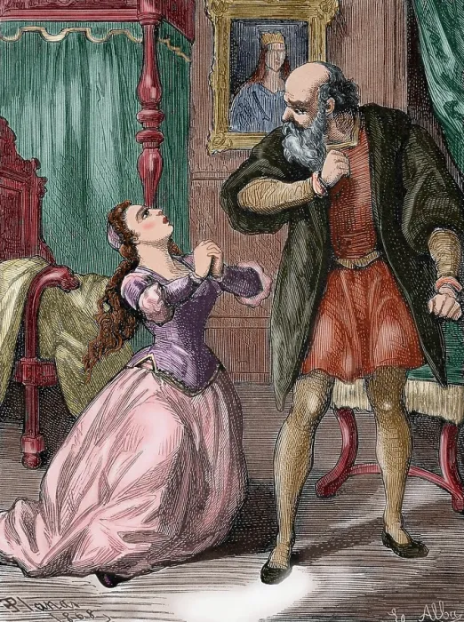 Framed Print : Juliet begs her father's pardon, 1868. Creator: Alba. Juliet begs her father's pardon, 1868. Creator: Alba Framed Print : Juliet begs her father's pardon, 1868. Creator: Alba. Juliet begs her father's pardon, 1868. Creator: Alba