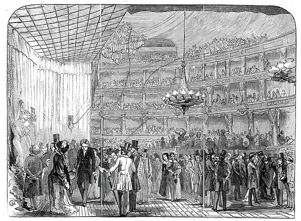 Julliens Promenade Concert, at Covent Garden Theatre, 1845. Creator: Unknown