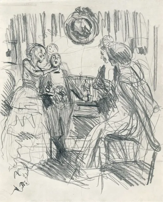 Framed Print : July 1915 - Stage One, c1920. Artist: Frederick Henry Townsend Framed Print : July 1915 - Stage One, c1920. Artist: Frederick Henry Townsend