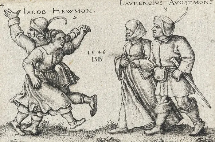 Framed Print : July and August, 1546. Creator: Sebald Beham Framed Print : July and August, 1546. Creator: Sebald Beham