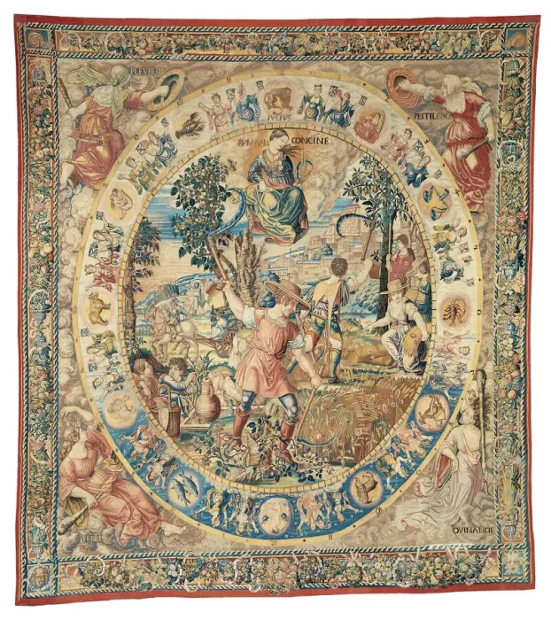 Framed Print : July, from The Medallion Months, Brussels, before 1528. Creator: Unknown Framed Print : July, from The Medallion Months, Brussels, before 1528. Creator: Unknown