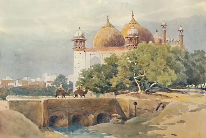 Framed Print : The Jumma Musjid, Agra, c1880 (1905). Artist: Alexander Henry Hallam Murray