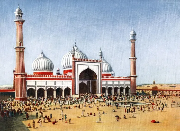 Framed Print : The Jumma Musjid, Delhi, India, early 20th century Framed Print : The Jumma Musjid, Delhi, India, early 20th century