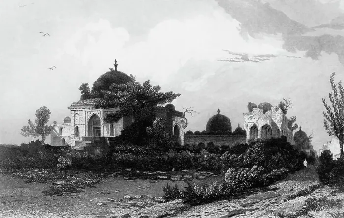 Framed Print : Jumma Musjid, - Mandoo, 1835. Creator: Unknown Framed Print : Jumma Musjid, - Mandoo, 1835. Creator: Unknown