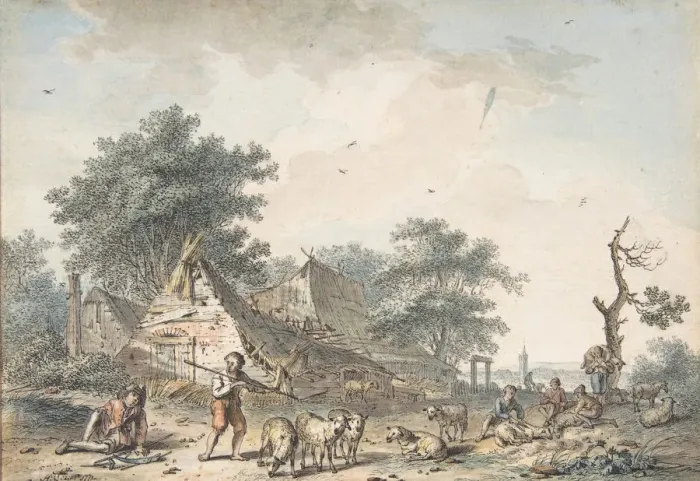Framed Print : June, 1772. Creator: Hendrik Meijer Framed Print : June, 1772. Creator: Hendrik Meijer