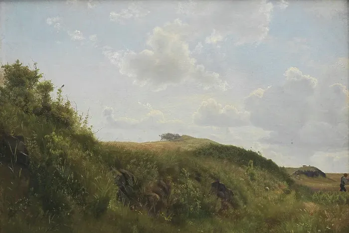Framed Print : June day at Rorvig, 1834-1903. Creator: Vilhelm Kyhn Framed Print : June day at Rorvig, 1834-1903. Creator: Vilhelm Kyhn
