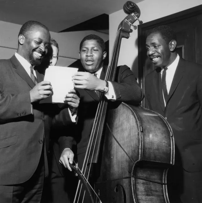 Framed Print : Junior Mance Trio, London, 1962. Creator: Brian Foskett Framed Print : Junior Mance Trio, London, 1962. Creator: Brian Foskett