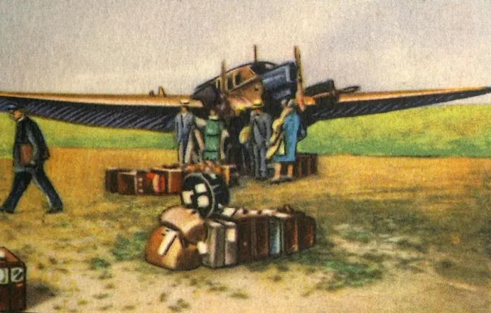 Framed Print : Junkers G 24 L passenger plane, 1920s, (1932). Creator: Unknown Framed Print : Junkers G 24 L passenger plane, 1920s, (1932). Creator: Unknown