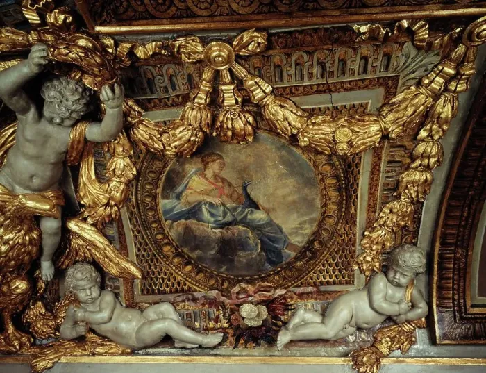 Framed Print : Juno or air, between 1652 and 1655. Creator: Charles le Brun Framed Print : Juno or air, between 1652 and 1655. Creator: Charles le Brun