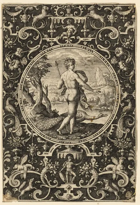 Framed Print : Juno, n. d. Creator: Adriaen Collaert Framed Print : Juno, n. d. Creator: Adriaen Collaert
