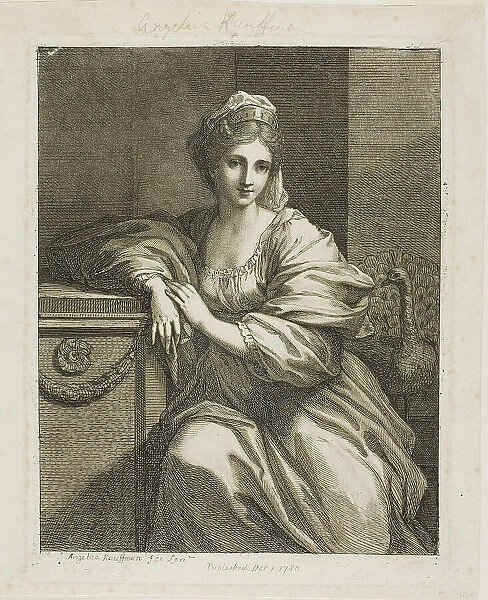 Juno and the Peacock, 1780. Creator: Angelica Kauffman