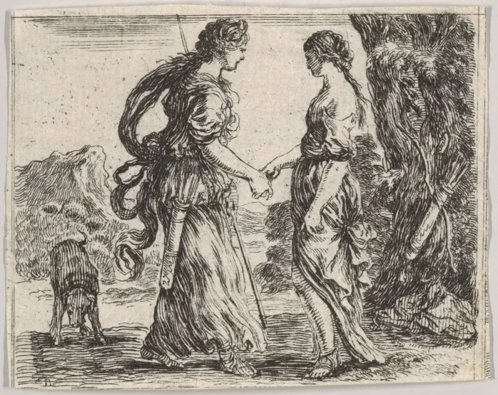 Framed Print : Jupiter and Calisto, from Game of Mythology (Jeu de la Mythologie), 1644 Framed Print : Jupiter and Calisto, from Game of Mythology (Jeu de la Mythologie), 1644