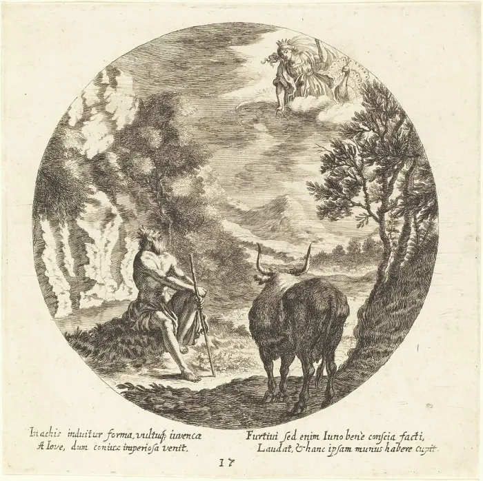 Framed Print : Jupiter Changing Io to a Cow, 1665. Creator: Georg Andreas Wolfgang Framed Print : Jupiter Changing Io to a Cow, 1665. Creator: Georg Andreas Wolfgang