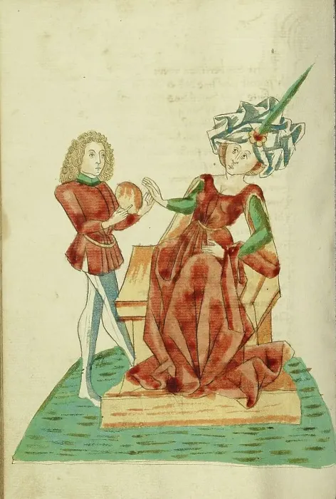 Framed Print : Jupiter Gives Danae a Gift of Gold; Barlaam und Josaphat, 1469. Creators: Hans Schilling, Diebolt Lauber Framed Print : Jupiter Gives Danae a Gift of Gold; Barlaam und Josaphat, 1469. Creators: Hans Schilling, Diebolt Lauber