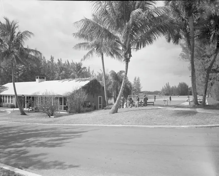 Framed Print : Jupiter Golf Clubhouse, Hobe Sound, Florida, 1958. Creator: Gottscho-Schleisner, Inc Framed Print : Jupiter Golf Clubhouse, Hobe Sound, Florida, 1958. Creator: Gottscho-Schleisner, Inc