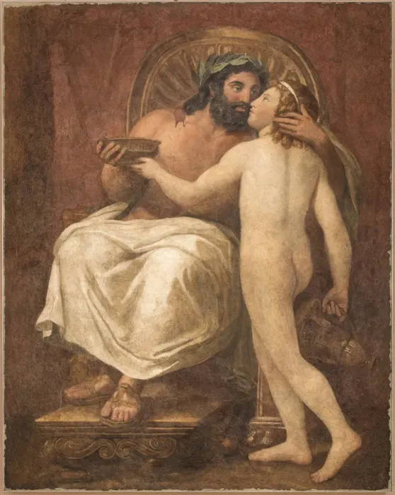 Framed Print : Jupiter Kissing Ganymede, 1759-1760. Creator: Mengs, Anton Raphael (1728-1779) Framed Print : Jupiter Kissing Ganymede, 1759-1760. Creator: Mengs, Anton Raphael (1728-1779)
