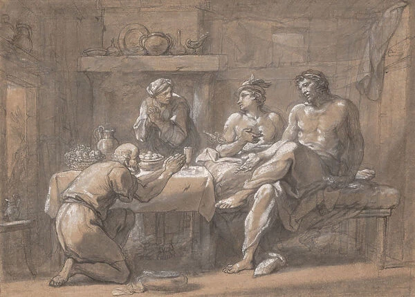 Jupiter and Mercury in the House of Baucis and Philemon, 18th century