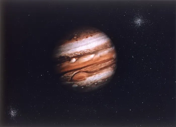 Framed Print : Jupiter from Voyager spacecraft. Creator: NASA Framed Print : Jupiter from Voyager spacecraft. Creator: NASA