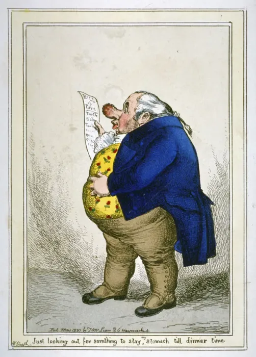 Framed Print : Just looking out for somthing [sic] to stay my stomach till dinner time, 1830