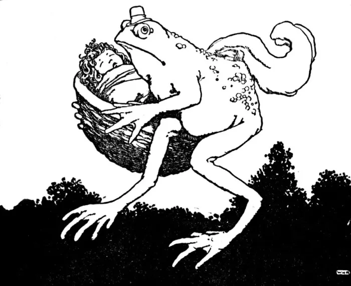Framed Print : This Is Just The Wife For My Son, Said the Toad, c1930. Artist: W Heath Robinson Framed Print : This Is Just The Wife For My Son, Said the Toad, c1930. Artist: W Heath Robinson