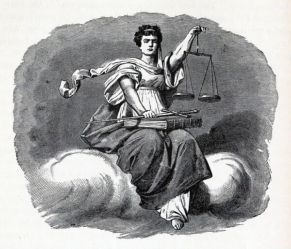 Justice, 1882. Artist: Anonymous