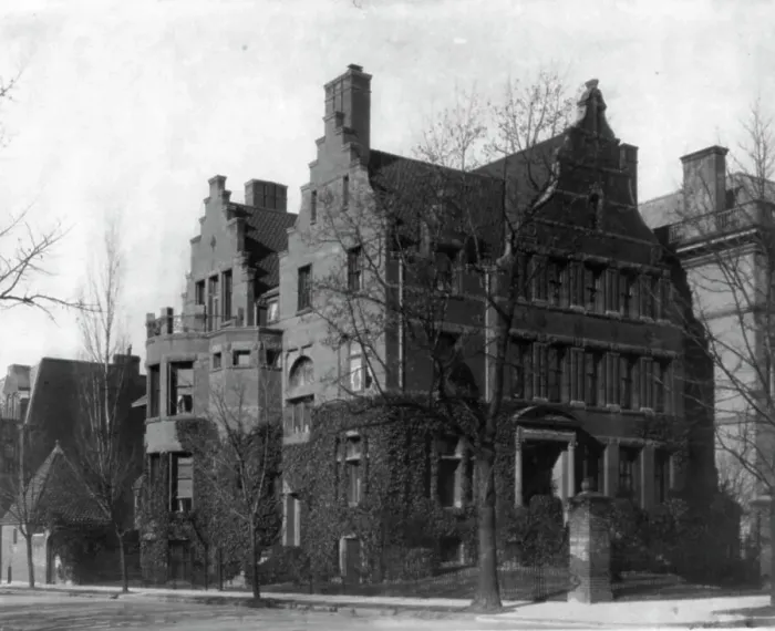 Framed Print : Justice Brown's residence, Washington, D.C. c1895. Creator: Frances Benjamin Johnston Framed Print : Justice Brown's residence, Washington, D.C. c1895. Creator: Frances Benjamin Johnston