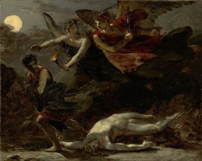 Framed Print : Justice and Divine Vengeance Pursuing Crime, about 1805-1806. Creator: Pierre-Paul Prud'hon Framed Print : Justice and Divine Vengeance Pursuing Crime, about 1805-1806. Creator: Pierre-Paul Prud'hon