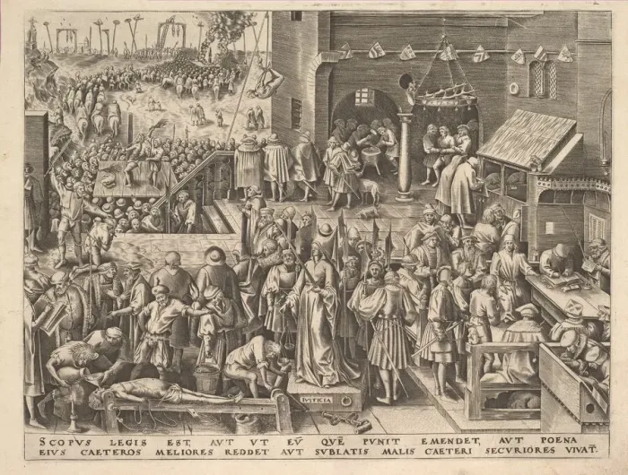 Framed Print : Justice (Justicia) from The Virtues, ca. 1559-60. Creator: Philip Galle Framed Print : Justice (Justicia) from The Virtues, ca. 1559-60. Creator: Philip Galle