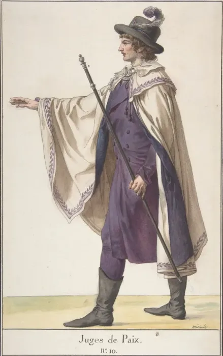 Framed Print : A Justice of the Peace, ca. 1798-99. Creator: Jean Francois Leonor Merimee Framed Print : A Justice of the Peace, ca. 1798-99. Creator: Jean Francois Leonor Merimee