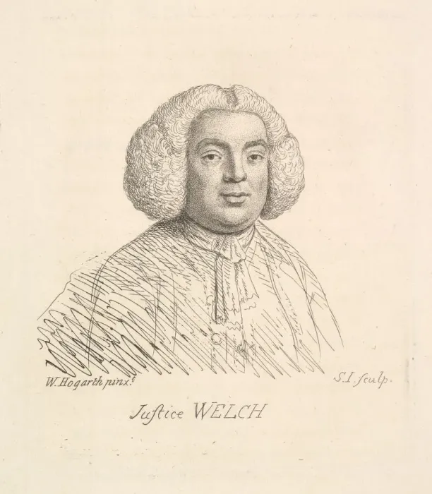 Framed Print : Justice Welch, 1794. Creator: Samuel Ireland Framed Print : Justice Welch, 1794. Creator: Samuel Ireland