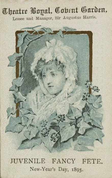 Framed Print : Juvenile Fancy Fete at the Theatre Royal, Covent Garden, New Year's Day, 1895 Framed Print : Juvenile Fancy Fete at the Theatre Royal, Covent Garden, New Year's Day, 1895