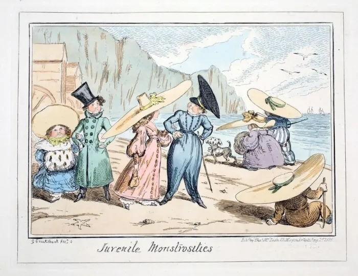 Framed Print : Juvenile Monstrosities, 1835