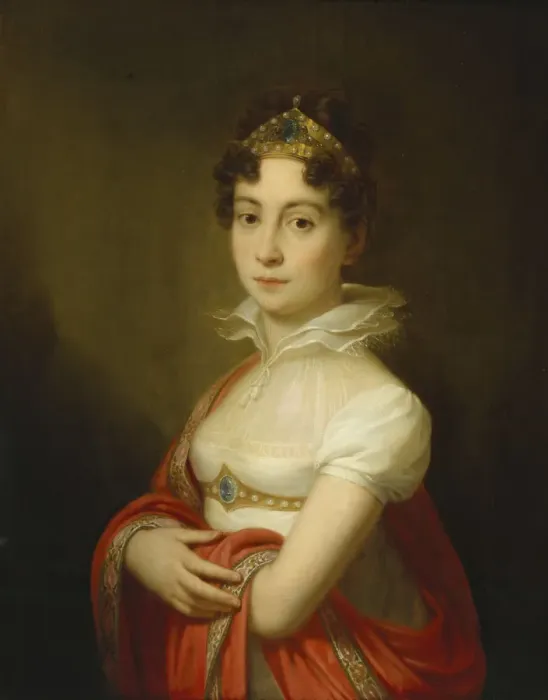 Framed Print : Juvenile portrait of Empress Maria Ludovica (1787-1816) with a diadem Framed Print : Juvenile portrait of Empress Maria Ludovica (1787-1816) with a diadem