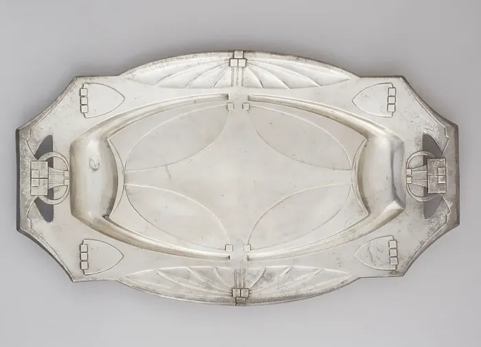 Framed Print : Juventa Meat Platter, about 1902-1908. Creators: Hans Peter, Juventa Metalware Framed Print : Juventa Meat Platter, about 1902-1908. Creators: Hans Peter, Juventa Metalware