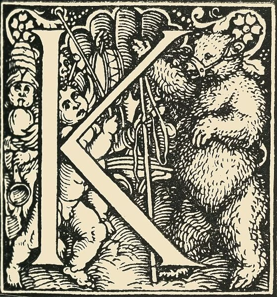 K - An Alphabet by Hans Weiditz, c1520-1521, (1908). Creator: Hans Weiditz