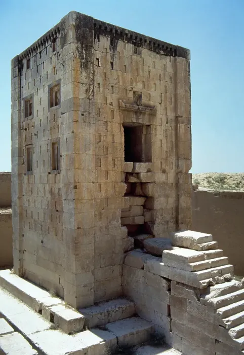 Framed Print : Kaba Zartosht fire temple, Naqsh-e Rostam, Iran, Achaemenid period (1994). Creator: LTL Framed Print : Kaba Zartosht fire temple, Naqsh-e Rostam, Iran, Achaemenid period (1994). Creator: LTL