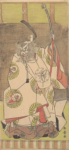 Kabuki Actor Ichikawa Danjuro IV, 12th month, 1771. Creator: Shunsho