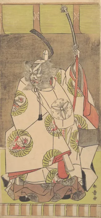 Framed Print : Kabuki Actor Ichikawa Danjuro IV, 12th month, 1771. Creator: Shunsho Framed Print : Kabuki Actor Ichikawa Danjuro IV, 12th month, 1771. Creator: Shunsho
