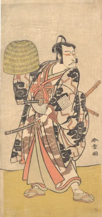 Framed Print : Kabuki Actor Ichikawa Danjuro V, 1774. Creator: Shunsho Framed Print : Kabuki Actor Ichikawa Danjuro V, 1774. Creator: Shunsho