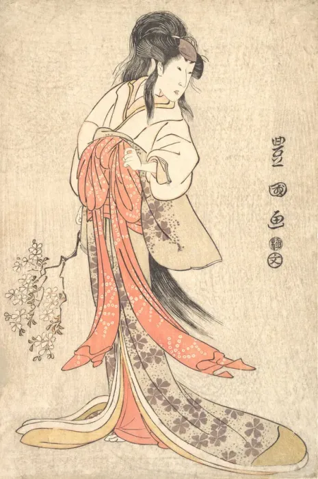 Framed Print : Kabuki Actor Segawa Kikunojo III in a Mad Female Role, 1798 (Kansei 9) Framed Print : Kabuki Actor Segawa Kikunojo III in a Mad Female Role, 1798 (Kansei 9)