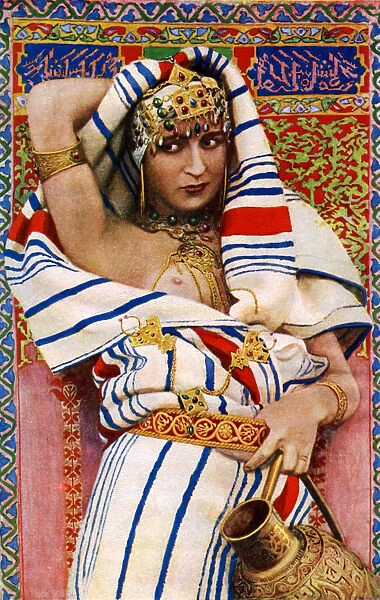 A Kabyles woman, Algeria, 1922. Artist: Crete
