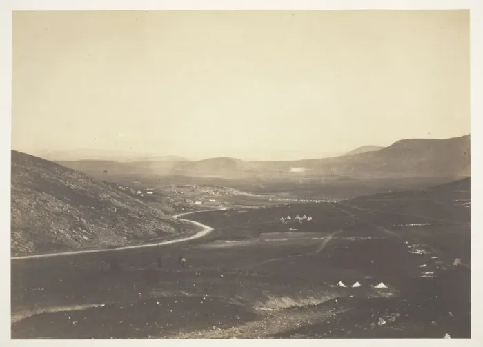 Framed Print : Kadikoi, from Camp of Horse Artillery, 1855. Creator: Roger Fenton Framed Print : Kadikoi, from Camp of Horse Artillery, 1855. Creator: Roger Fenton