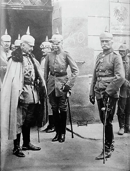 Kaiser and General von Mackensen, between 1914 and c1915. Creator: Bain News Service