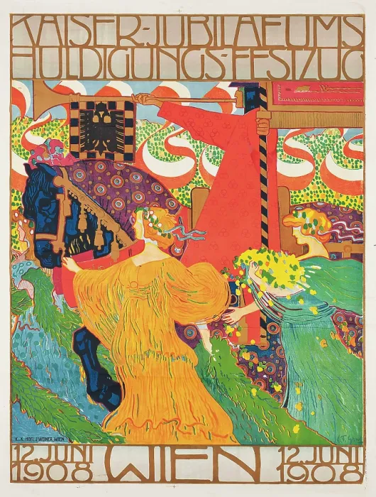 Framed Print : Kaiser-Jubilaums-Huldigungs-Festzug, 1908. Creator: Graf, Ludwig Ferdinand (1868-1932) Framed Print : Kaiser-Jubilaums-Huldigungs-Festzug, 1908. Creator: Graf, Ludwig Ferdinand (1868-1932)