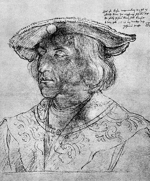 Kaiser Maximilian I, 1518, (1936). Artist: Albrecht Durer