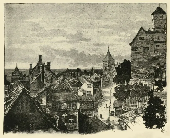 Framed Print : The Kaiserberg, Nuremberg, 1890. Creator: Unknown Framed Print : The Kaiserberg, Nuremberg, 1890. Creator: Unknown