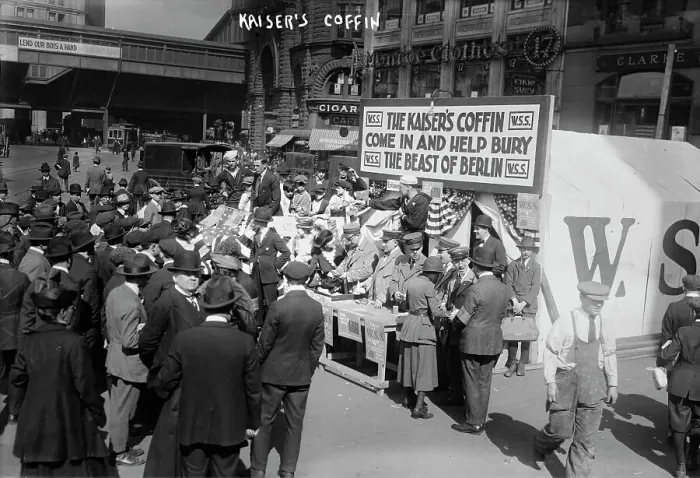Framed Print : Kaiser's coffin, May 1918. Creator: Bain News Service Framed Print : Kaiser's coffin, May 1918. Creator: Bain News Service