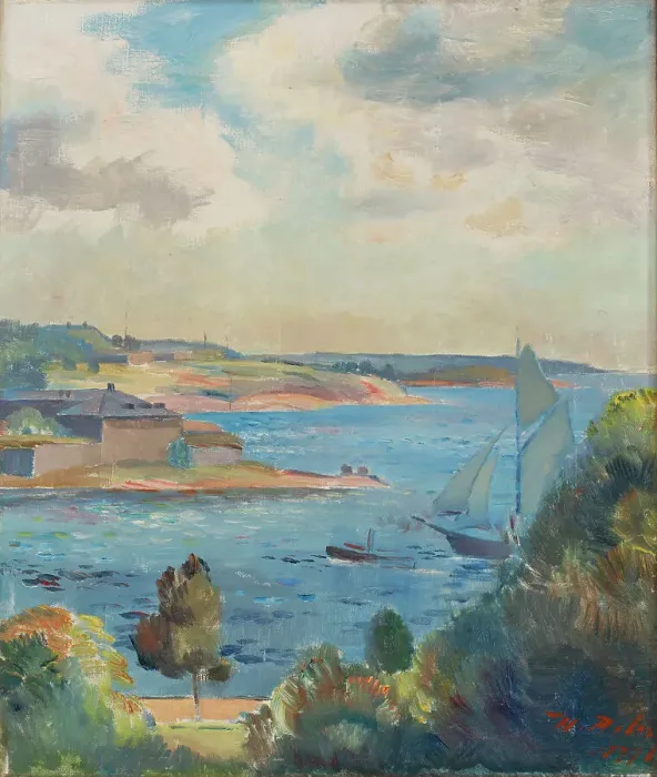 Framed Print : From Kaivopuisto, 1937. Creator: William Rosenberg Framed Print : From Kaivopuisto, 1937. Creator: William Rosenberg